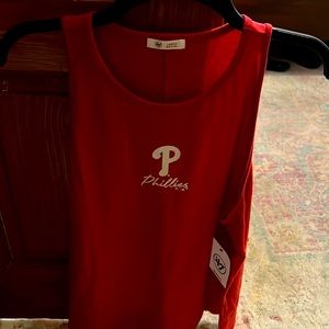 Ladies Phillies shirt never used still with tags